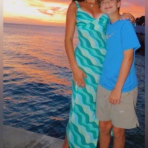 Zara striped midi dress!!